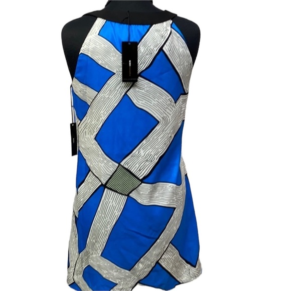 BCBG Blue & White Shift Dress - Picture 3 of 3